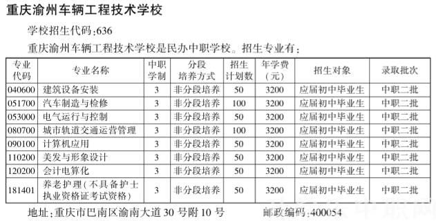 重慶渝州車輛工程技術(shù)學(xué)校
