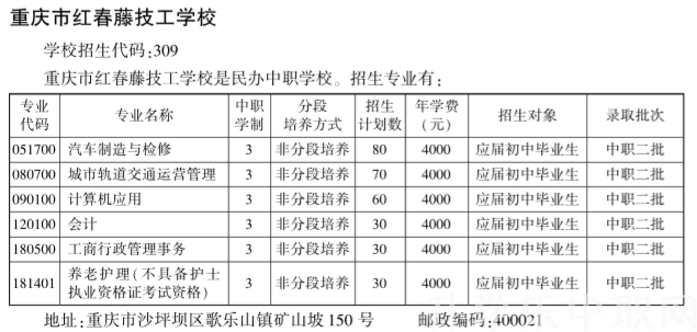 重慶市紅春藤技工學(xué)校