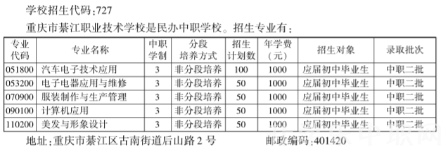 重慶市綦江職業(yè)技術(shù)學校
