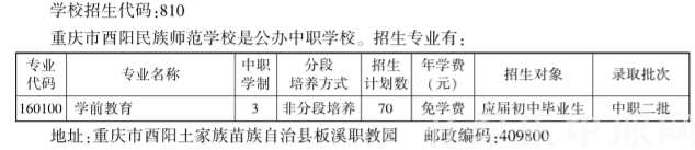 重慶市酉陽民族師范學校