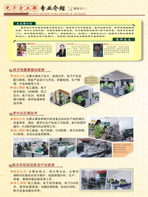 重慶石柱縣職業(yè)教育中心電子專業(yè)部